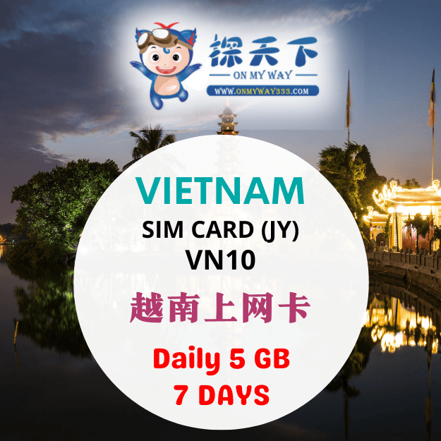 VIETNAM 7 DAYS SIM CARD (Viettel) (VN10)