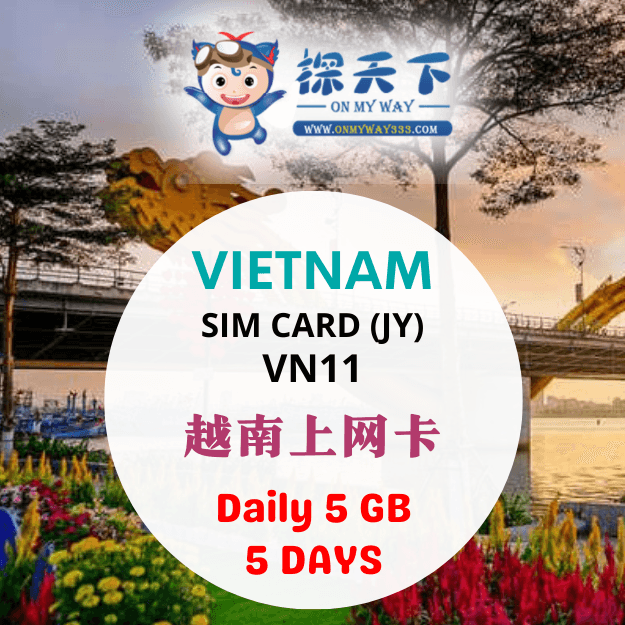 VIETNAM 5 DAYS SIM CARD (Viettel) (VN11)